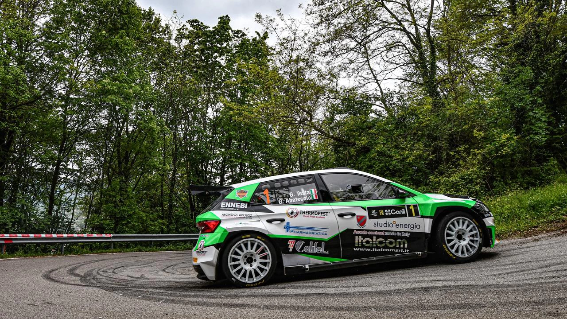 Trofeo Italiano Rally, Giuseppe Testa secondo al ‘Rally della Marca’  Il driver cercese al vertice del trofeo italiano rally